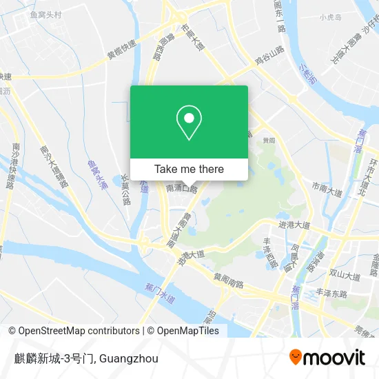 麒麟新城-3号门 map