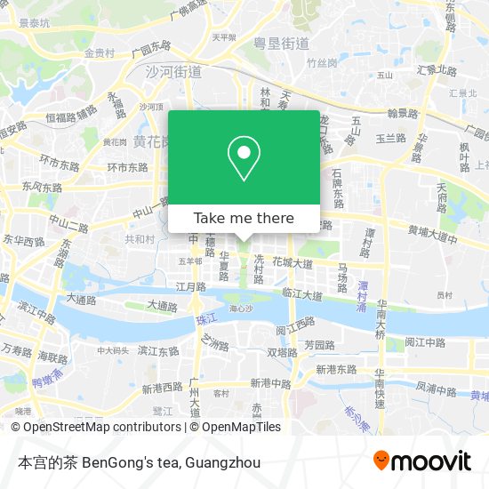 本宫的茶 BenGong's tea map