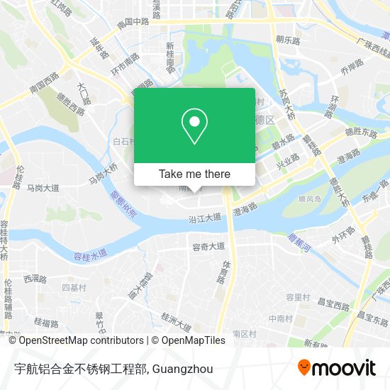 宇航铝合金不锈钢工程部 map