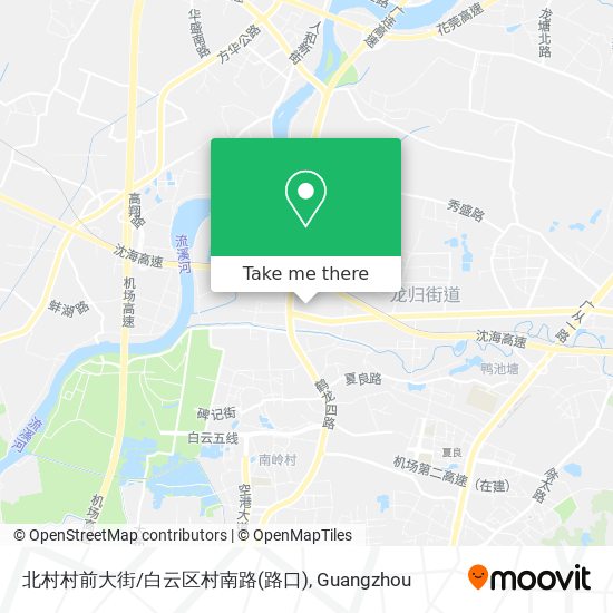 北村村前大街/白云区村南路(路口) map