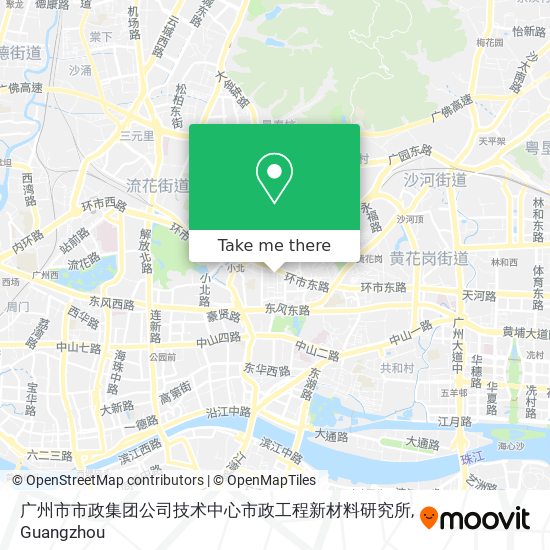 广州市市政集团公司技术中心市政工程新材料研究所 map