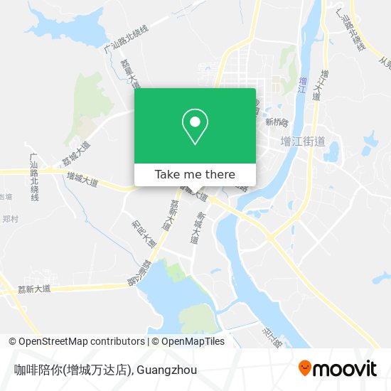 咖啡陪你(增城万达店) map