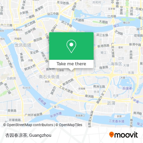 杏园春凉茶 map