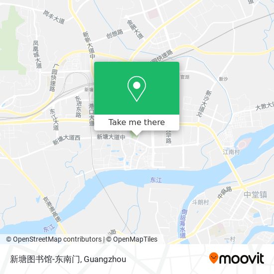新塘图书馆-东南门 map