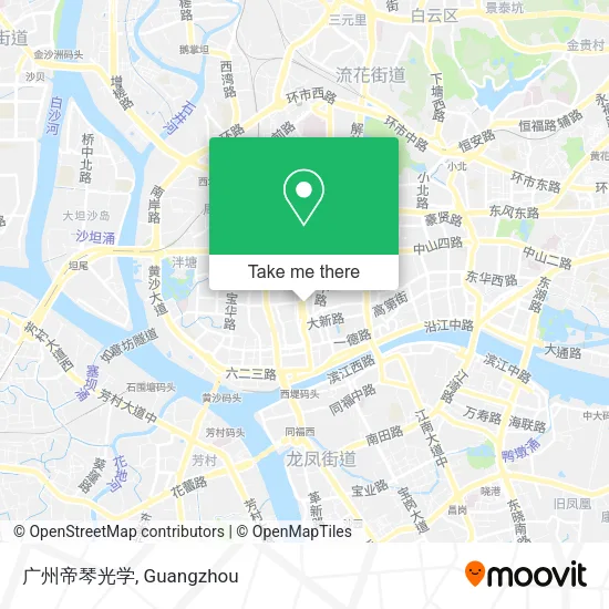 广州帝琴光学 map