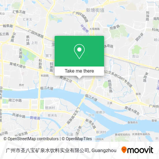 广州市圣八宝矿泉水饮料实业有限公司 map