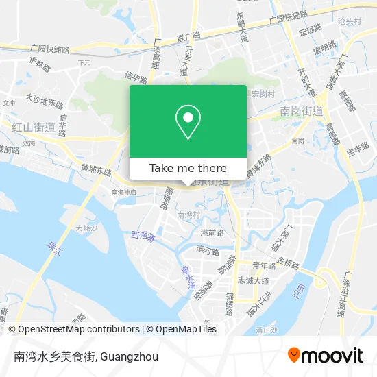 南湾水乡美食街 map