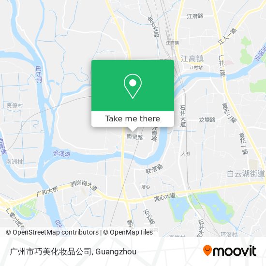 广州市巧美化妆品公司 map