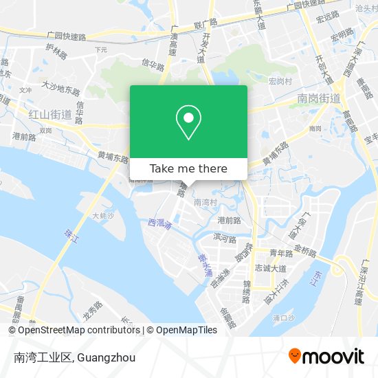 南湾工业区 map