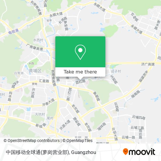 中国移动全球通(萝岗营业部) map