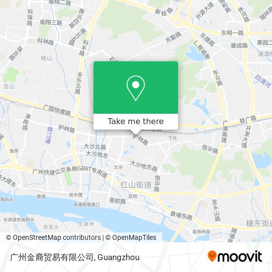 广州金裔贸易有限公司 map