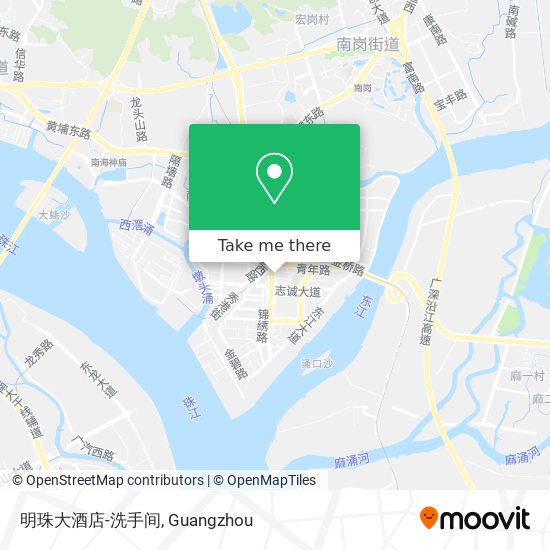 明珠大酒店-洗手间 map