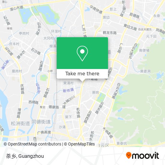 荼乡 map