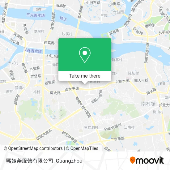 熙娅荼服饰有限公司 map
