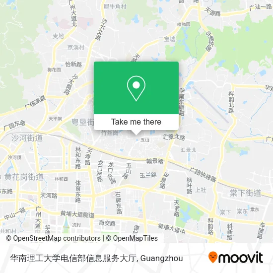 华南理工大学电信部信息服务大厅 map