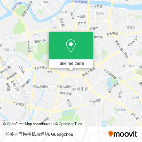 韶关金鹿拖拉机总经销 map