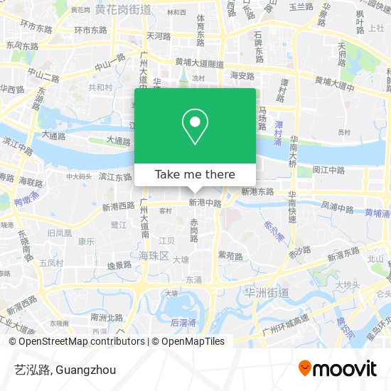 艺泓路 map