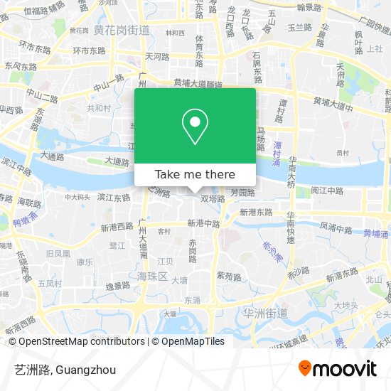 艺洲路 map
