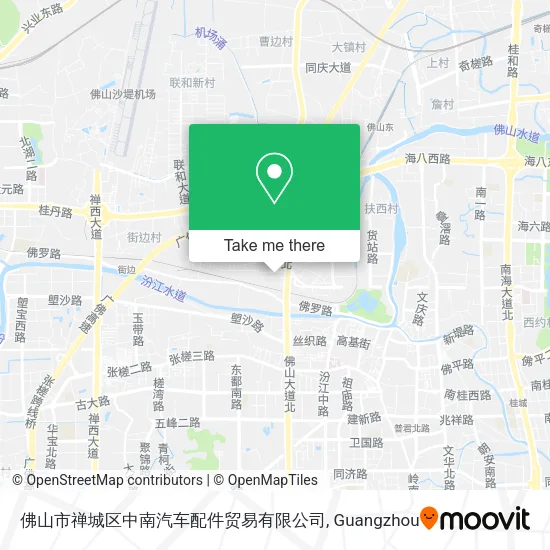 佛山市禅城区中南汽车配件贸易有限公司 map