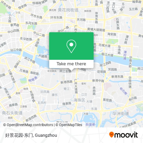 好景花园-东门 map
