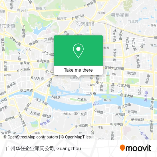 广州华任企业顾问公司 map