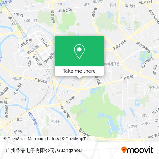 广州华晶电子有限公司 map