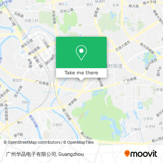 广州华晶电子有限公司 map