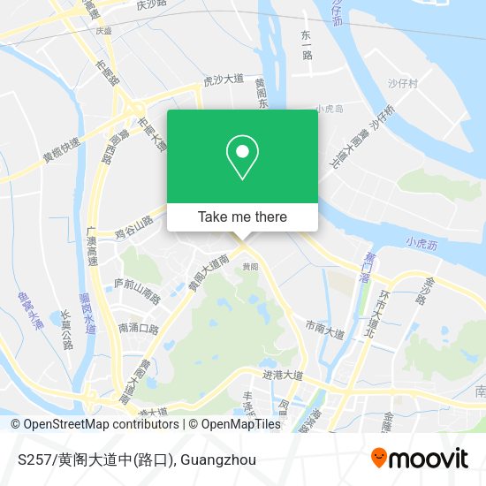 S257/黄阁大道中(路口) map