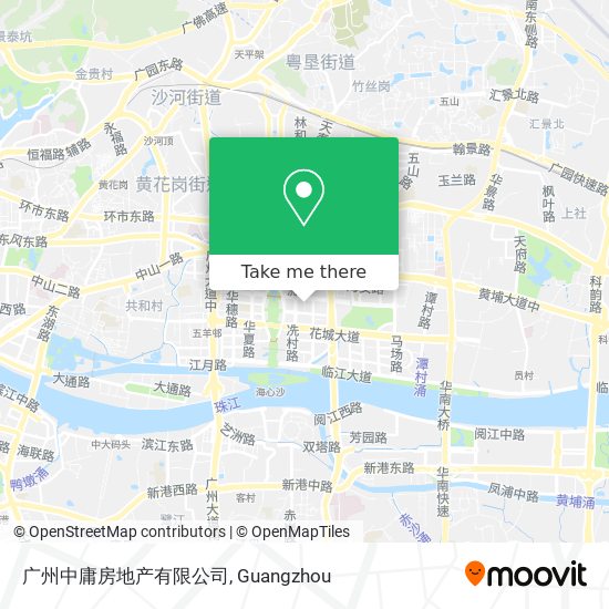 广州中庸房地产有限公司 map