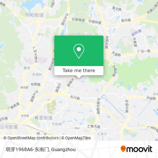 萌芽1968A6-东南门 map