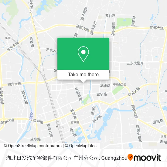 湖北日发汽车零部件有限公司广州分公司 map