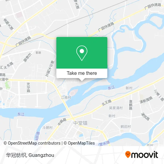 华冠纺织 map