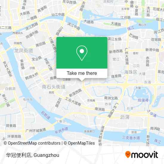 华冠便利店 map