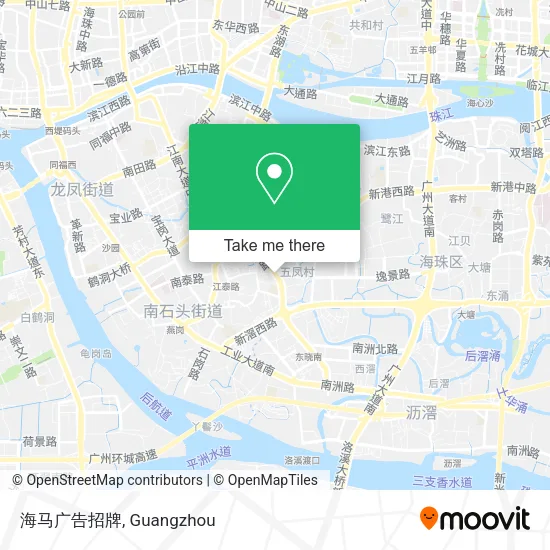 海马广告招牌 map