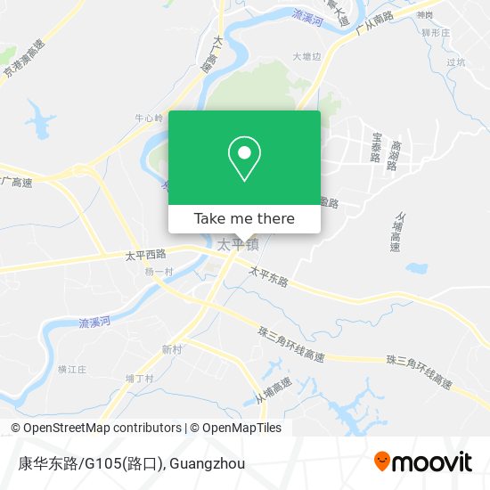 康华东路/G105(路口) map