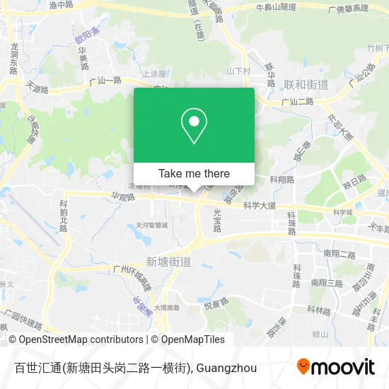 百世汇通(新塘田头岗二路一横街) map