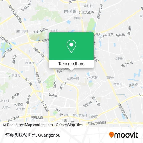 怀集风味私房菜 map