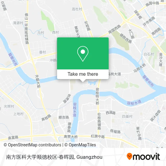 南方医科大学顺德校区-春晖园 map
