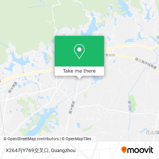 X264与Y769交叉口 map