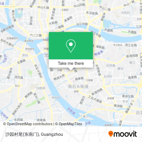 沙园村尾(东南门) map
