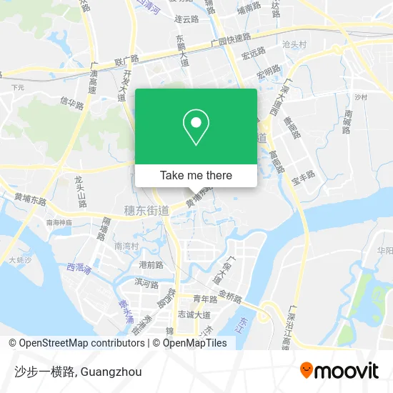 沙步一横路 map