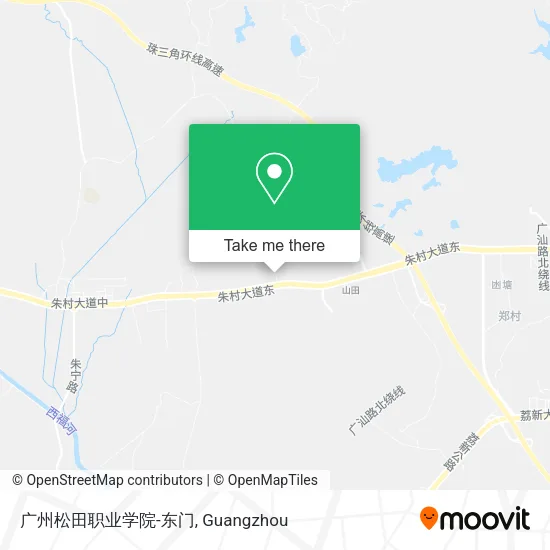 广州松田职业学院-东门 map
