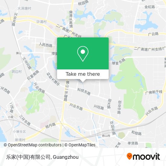 乐家(中国)有限公司 map