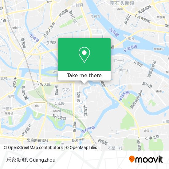 乐家新鲜 map