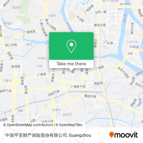 中国平安财产保险股份有限公司 map