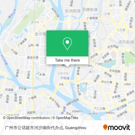 广州市公话超市河沙南街代办点 map
