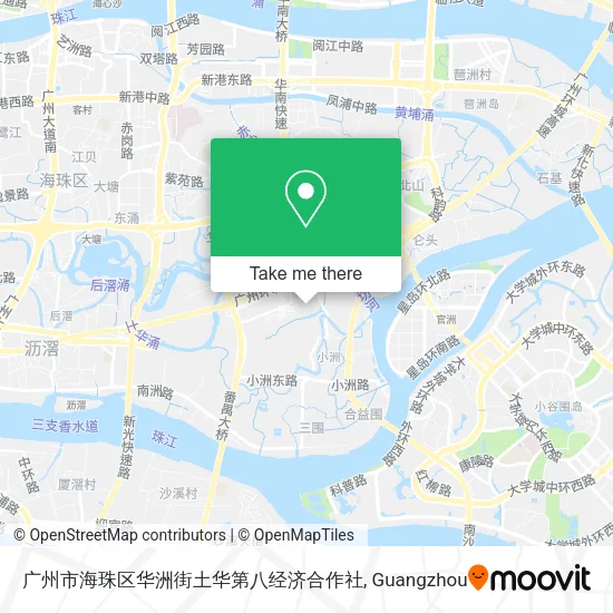 广州市海珠区华洲街土华第八经济合作社 map