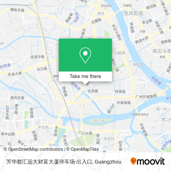 芳华都汇远大财富大厦停车场-出入口 map