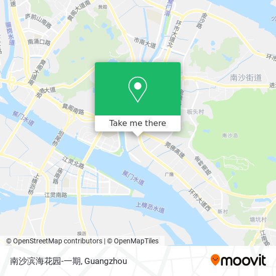 南沙滨海花园-一期 map
