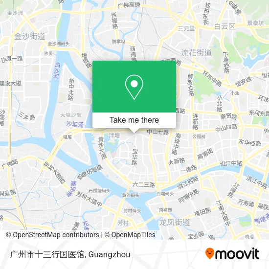 广州市十三行国医馆 map